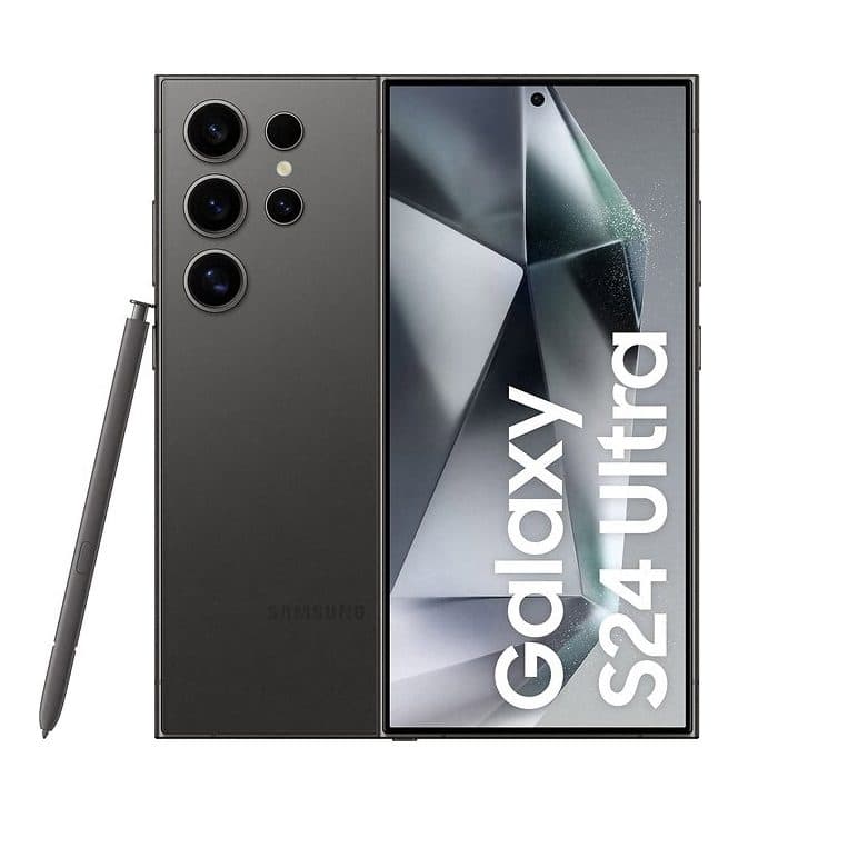 ⁠Samsung Galaxy S24 Ultra 5G Dual SIM 12GB RAM 256GB - Svart (Black)