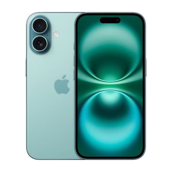 Apple iPhone 16 128GB - Blågrön (Teal)