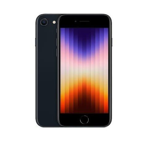 Apple iPhone SE 2022 (3rd Generation) 64GB - Midnatt (Midnight)