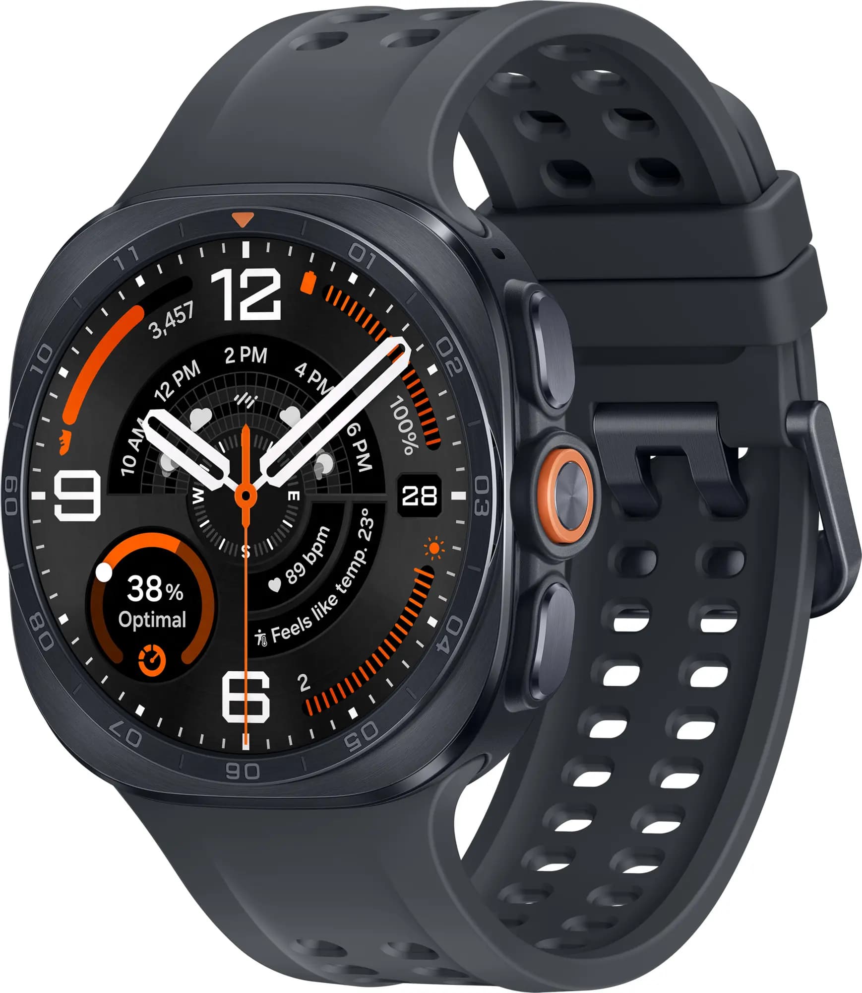 Samsung Galaxy Watch Ultra 2 47mm LTE - Svart (Titanium Black)