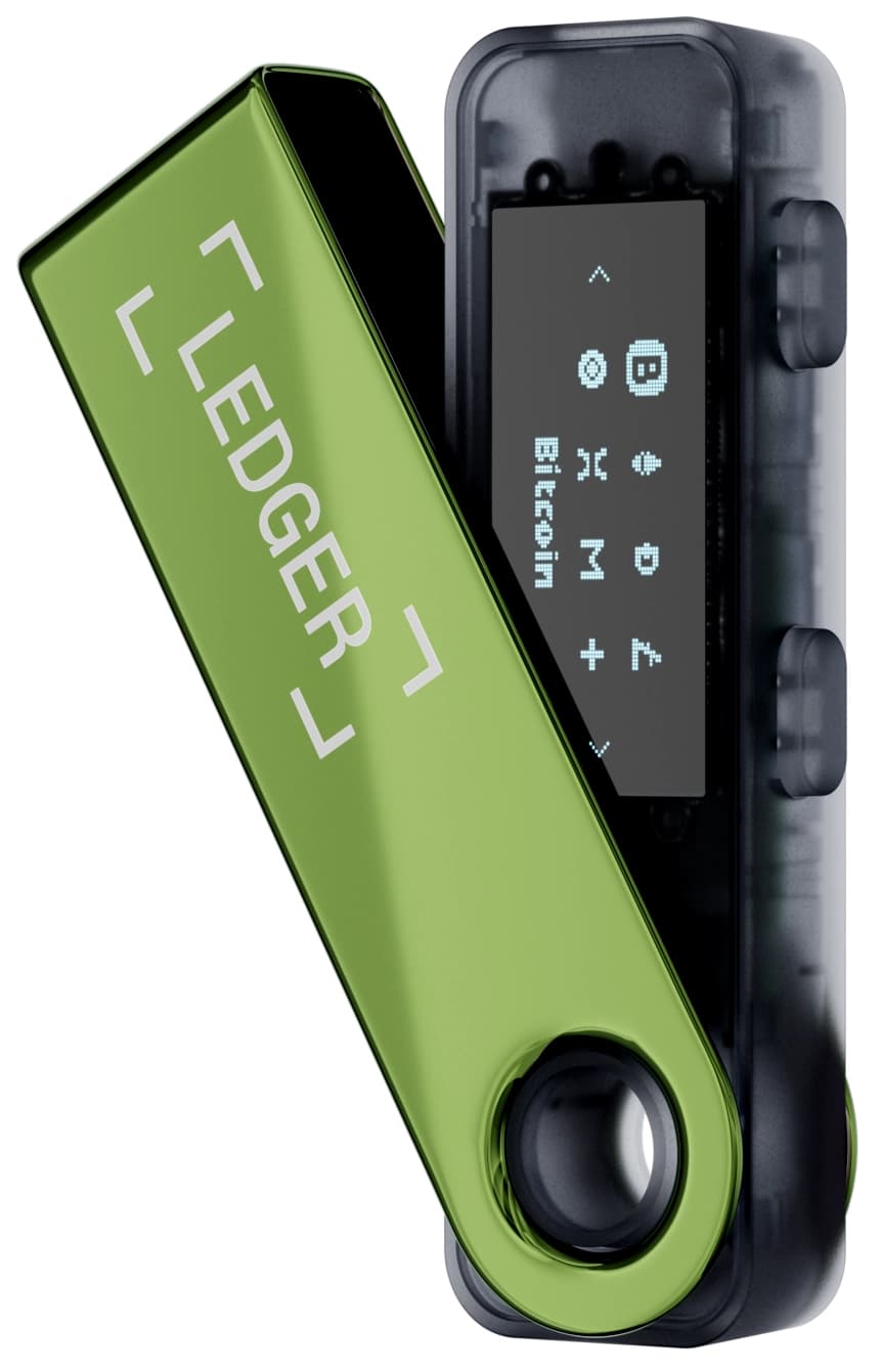 Ledger Nano S Plus - Grön (Oxidate Green)