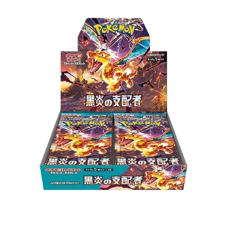POKEMON Ruler of the Black Flame BOX Japansk