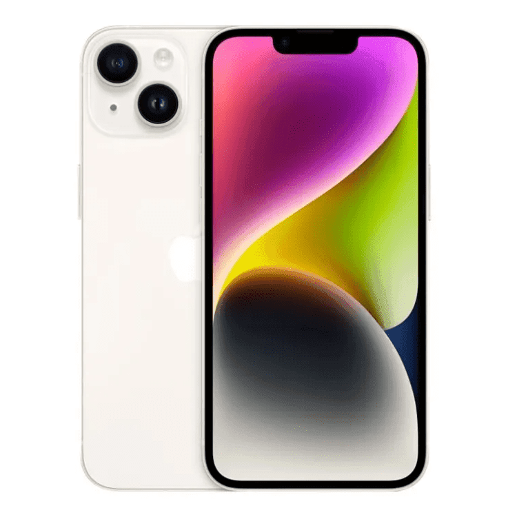 Apple iPhone 14 128GB - Vit (Starlight)