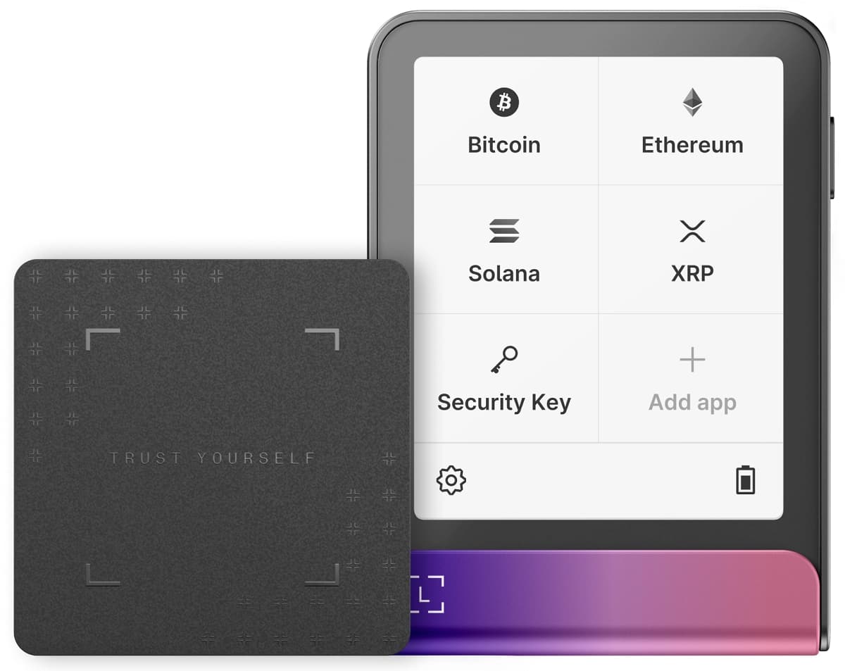 Ledger Flex inkl. Recovery Key - Magenta (Crimson Magenta)