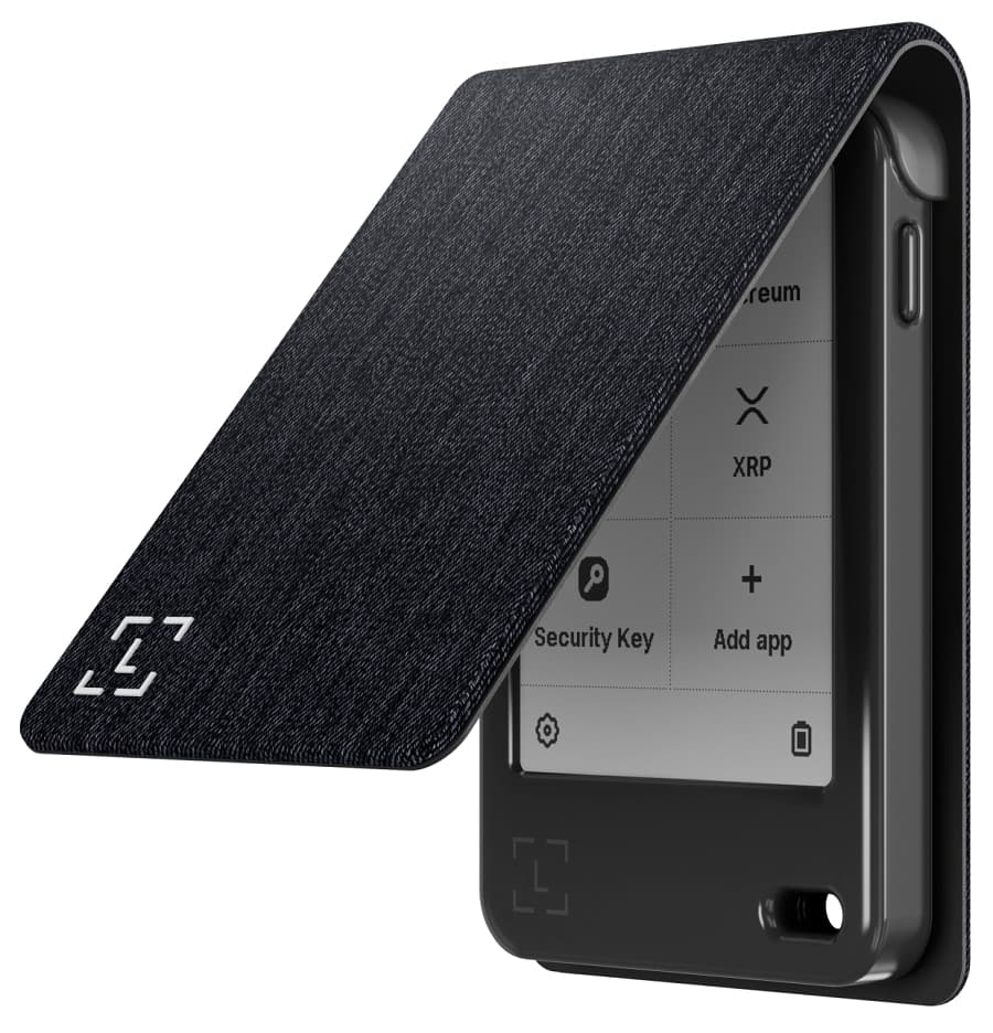 Ledger Nano Gen 5 Magnet Folio - Grå (Business Charcoal)