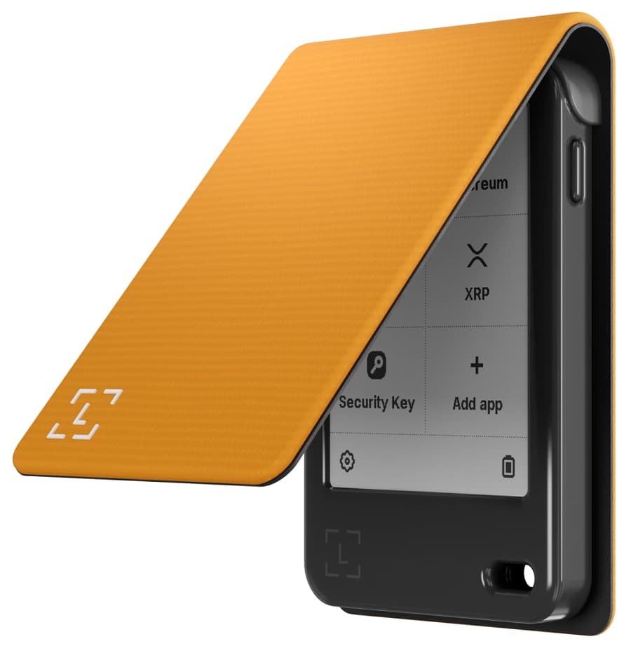 Ledger Nano Gen 5 Magnet Folio - Orange (Bitcoin Orange)