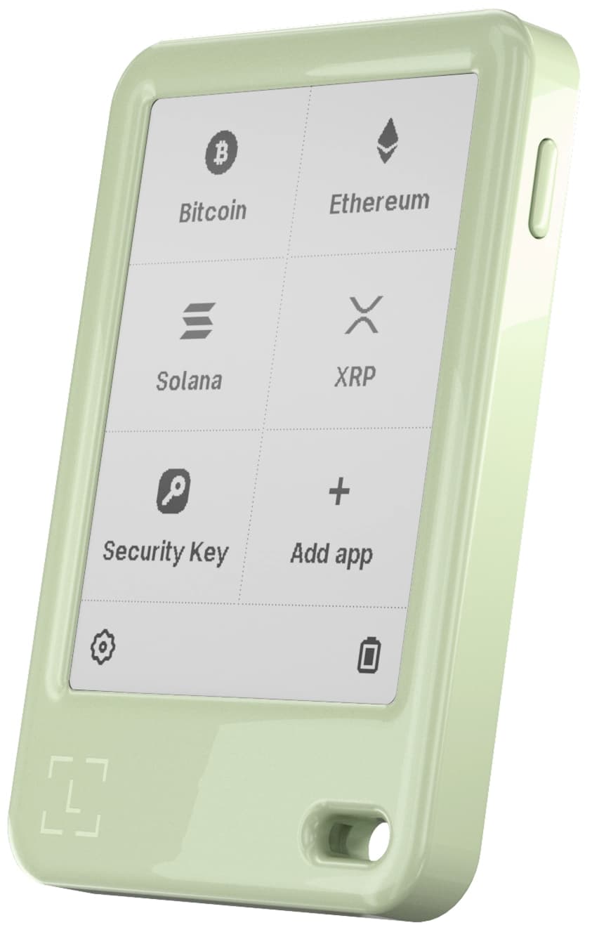 Ledger Nano Gen 5 inkl. Recovery Key - Grön (Matcha Green)
