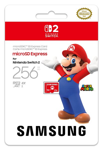 Samsung microSD Express for Nintendo Switch 2 256GB