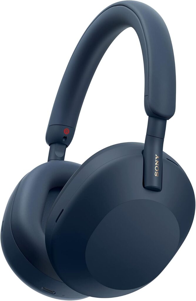Sony WH-1000XM5 Wireless Over-ear Headset - Blå (Blue)