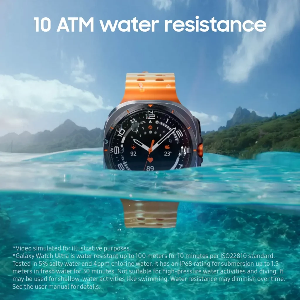 Samsung Galaxy Watch Ultra 47mm 64GB LTE (2025) - Sølv (Titanium Sølv) L705