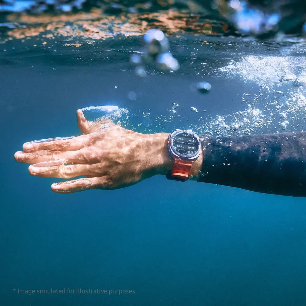 Samsung Galaxy Watch Ultra 47mm 64GB LTE (2025) - Sølv (Titanium Sølv) L705